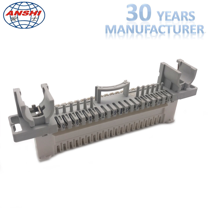 High Density 10 Pair Modul Pemutusan NT Terminal Block Orbit Universal Type