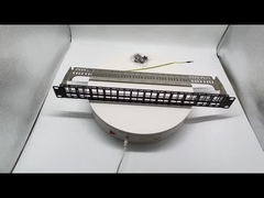 Jaringan kepadatan tinggi, 1U Kapasitas port 48 RJ45 Unload Patch Panel