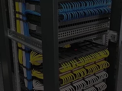 Channel Type Cable Management Tray 24-port Cable Manager Untuk Data Center Rack/Cabinet