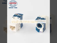 TYPE ROTATE CAT6 UNSCHEDEDED TOOLLESS KEYSTONE JACK 180 DEGREE UTP RJ45 UTP CAT6 konektor