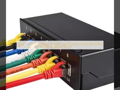 Desktop Patch Panel 8 PORT CAT5E CAT6 CAT6A SHIELDED 90 DEGREE TOP ENTRY PUNCH FTP STP