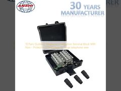 Blok Terminal Distribusi Telepon Luar Ruangan Paris 10 Dengan Modul STB Non-Protektif untuk kabel telepon besar