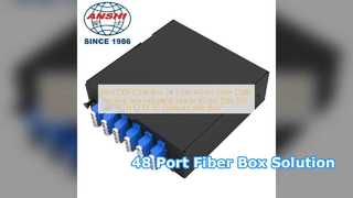 Kotak Terminal Fiber Optic 48 Port Manajemen Kabel Mudah