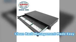 Panel Patch 24 Port Cat5e dengan Laci yang Dapat Dilepas