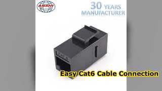 Pengaturan Coupler Keystone Cat6 RJ45 yang Mudah