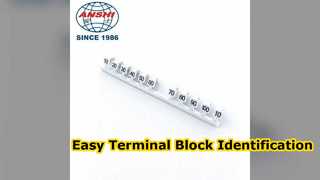 Strip Penanda Blok Terminal untuk Peralatan Telekomunikasi