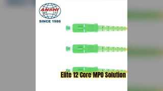 Solusi Jaringan Kabel Patch Serat MPO Elite 12 Inti G652D