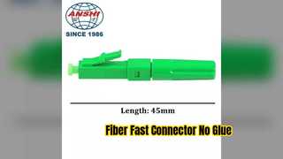 Konektor Fiber Optic Cepat Tanpa Lem Tanpa Pemasangan Poles