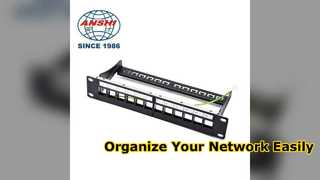 Solusi Jaringan Ringkas Panel Patch 12 Port Cat6