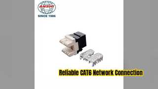 Konektor Kabel Jaringan UTP Keystone Jack CAT6 yang Andal