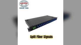 1U 19 Rack Mount PLC Splitter SC UPC Mode Tunggal