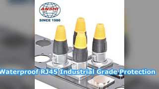 Solusi Kelas Industri Konektor Ethernet RJ45 Tahan Air