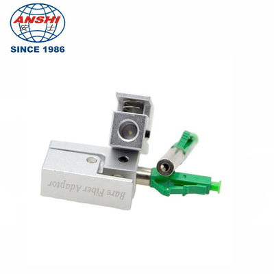Anshi LC UPC/APC Square Bare Adapter Flange Temporary Succeeded Test Optic Fiber Coupler Connector OTDR