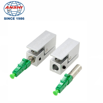 Anshi LC UPC/APC Square Bare Adapter Flange Temporary Succeeded Test Optic Fiber Coupler Connector OTDR