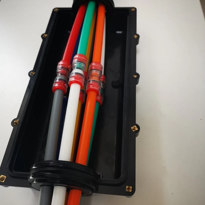 Telecom Ftth Microduct Tube Closure Telecom Joint Closures Networking Fiber Cable Microduct Installation Project
