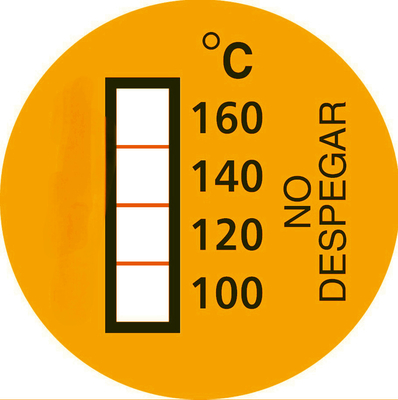 Adhesive Sticker Colour Changing  Temperature Indicator Stickers 45℃ 113℉