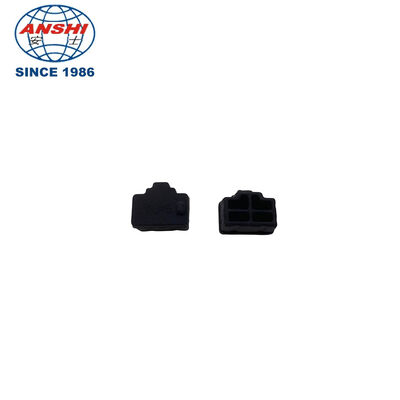 Silicone Black Corrosion Resistant RJ45 Port Dust Cover for Ethernet Port Protection