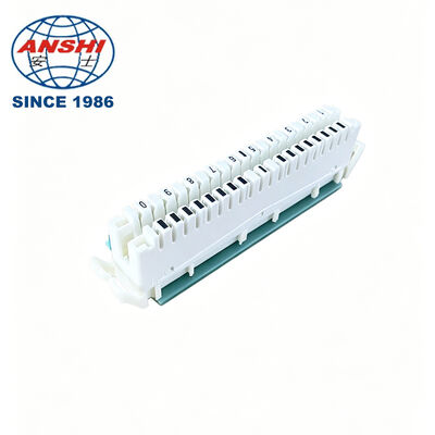 10 Pair 20 Pole LSA-PLUS Module PCB Terminal Telephone Connector XL-011L ABS Back Profile Mount Plugboard Telecom Parts