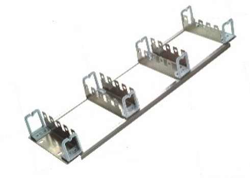 Rack Mount Frame Dengan Cincin Jumper, 19 Inch 150 Pairs Back Mount Frame Untuk Modul Krone