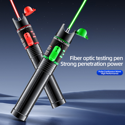 Green Laser Red Laser Fault Tracker untuk Jaringan FTTH FTTB FTTX dengan Konektor SC/ST/FC dan Daya Keluar 5-100MW