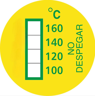 Label Sensitif Suhu Tinggi yang Tidak Dapat Dibalikkan 100-160C