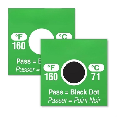 Label tahan minyak tahan air sensitif suhu 40-180°C