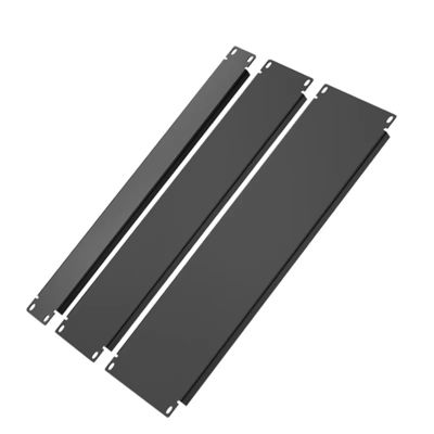 1.5mm Ketebalan Kabinet Hitam 6U dengan Putih 1U 2U 3U 4U Panel Blank Server Telecom Bagian 1U 19' Ketebalan