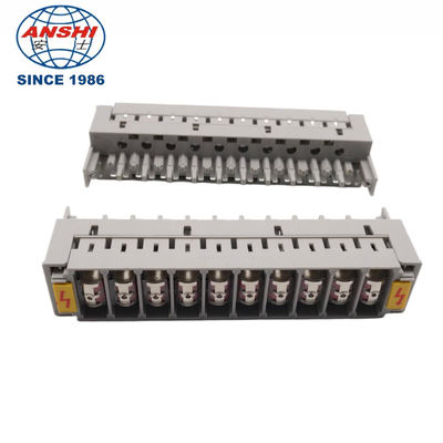 ANSHI 10 Pasangan 3 Tabung Gas Tabung Pipa LSA Plus Modul Overvoltage Protection