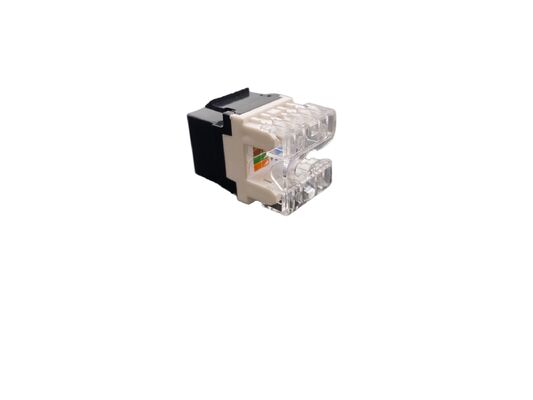 RJ45 Keystone Jack 180 derajat CAT6/CAT6A UTP untuk koneksi jaringan yang andal