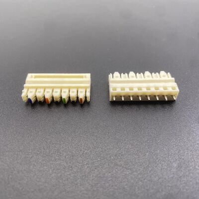 8 Pin 110 Type PCB IDC Connector 4 warna cetak Terminal Block dengan Pitch 3.81mm untuk Koneksi Listrik yang Andal