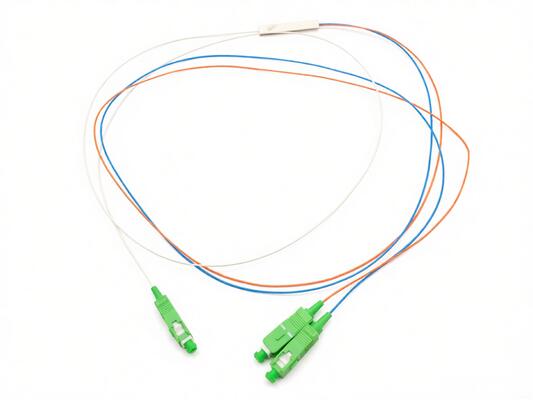 1x2 SC/APC PLC Fiber Optic Splitter for FTTH Networks with Compact Design