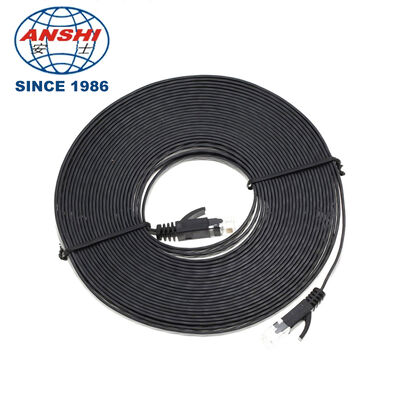 Ultra Thin Flat RJ45 Ethernet Patch Cord 5M LAN Copper Network Cable Mini Flat Network Jumper Cable