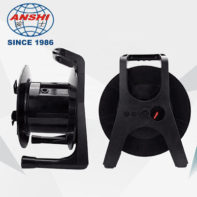 30M Outdoor Tactical Cable Reel, CMP Sealed UTP/FTP Ethernet Cable & FC Armored Fiber Patch Cord, Cat5e Cat6 Cat7, Plastic Cable Reel untuk Network Wiring