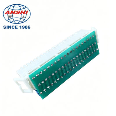 10 Pair 20 Pole LSA-PLUS Module PCB Terminal Telephone Connector XL-011L ABS Back Profile Mount Plugboard Telecom Parts