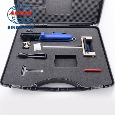 10 Pair Punch Down Tool Kit, IDC Termination Hand Tool Set untuk Telecom Patch Panel, Cabling Termination Tools dengan Comb, Extractor dan Hard Storage Case