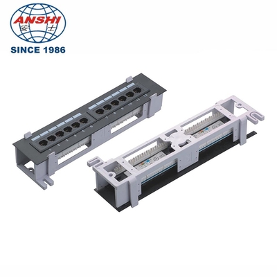 10inch 12 Port Wall Mount UTP Patch Panel 110 Tipe IDC